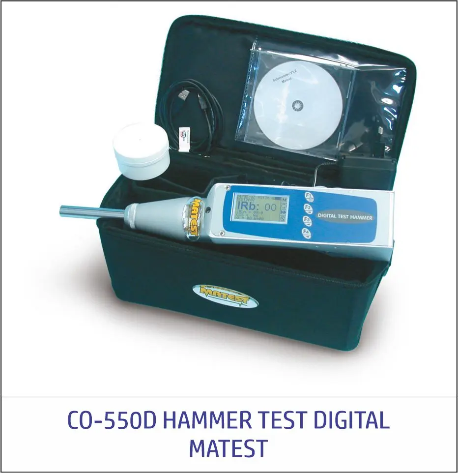 CONCRETE HAMMER TEST DIGITAL MATEST