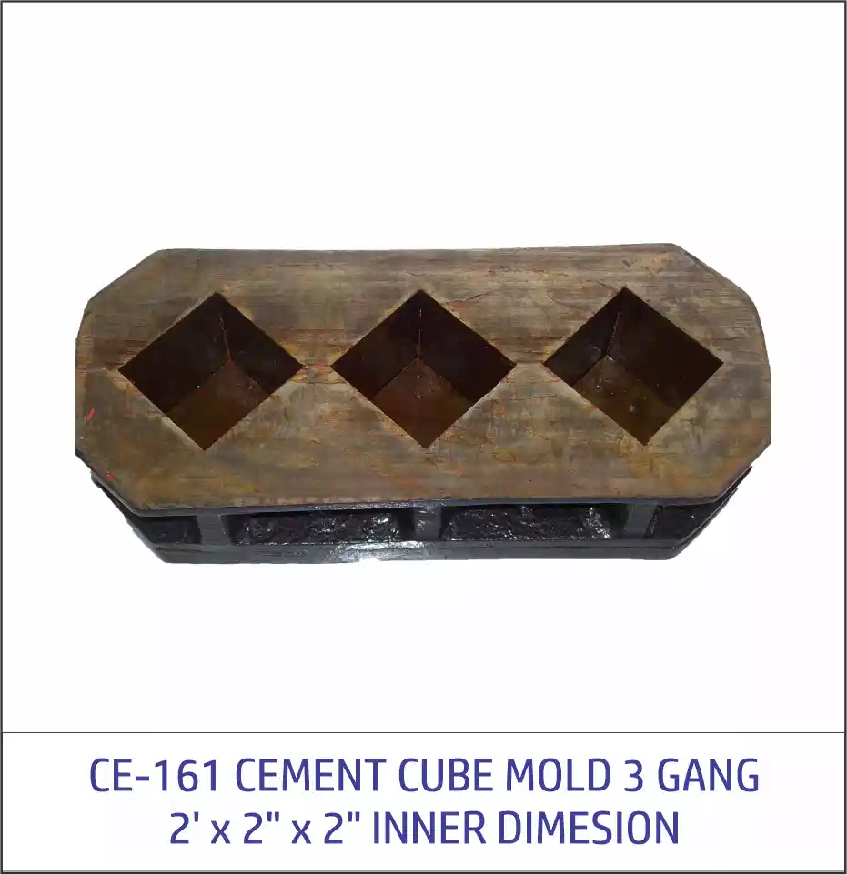 CE-161 CEMENT CUBE MOLD 3 GANG