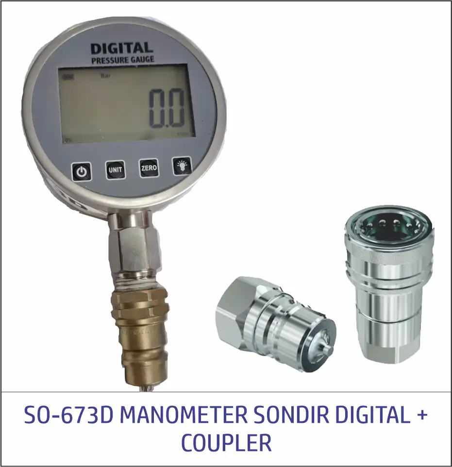 SO-673D DIGITAL MANOMETER SONDIR + COUPLER